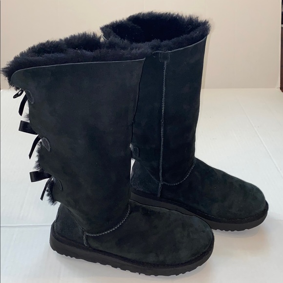 UGG Triplet Bailey Bow Tall Winter Boots - Picture 3 of 11
